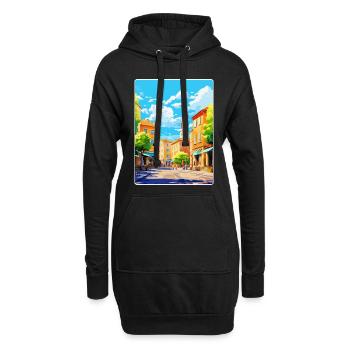 Aix En Provence Frankreich Vintage Reiseposter WPA - Hoodie-Kleid - Schwarz - Vorne