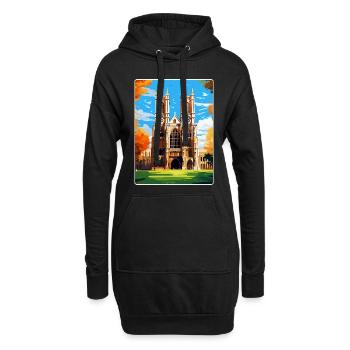 Westminster Abbey London England Großbritannien Reiseplakat - Hoodie-Kleid - Schwarz - Vorne