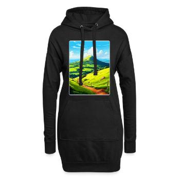 Duncryne Hill Stirling Vintage Reiseposter WPA - Hoodie-Kleid - Schwarz - Vorne