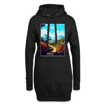 Eden Project England Uk Reise Poster Souvenir WPA - Hoodie-Kleid - Schwarz - Vorne