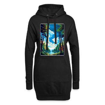Wald Von Dean Vintage Reiseposter Souvenir WPA - Hoodie-Kleid - Schwarz - Vorne