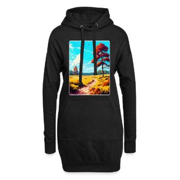 Cannock Chase Affiche de voyage vintage Souvenir WPA - Sweat-shirt à capuche long Femme - noir - Devant