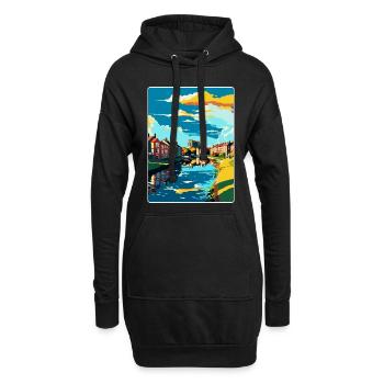 Newark On Trent England Uk Reise Poster Souvenir - Hoodie-Kleid - Schwarz - Vorne
