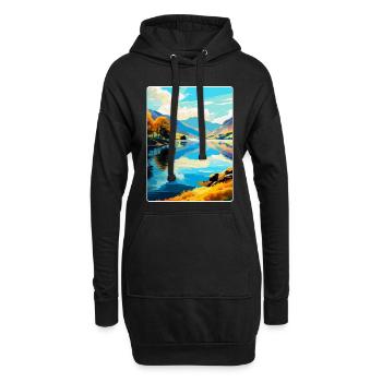 Ullswater Lake District Reiseposter Souvenir WPA - Hoodie-Kleid - Schwarz - Vorne