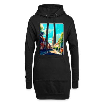 Salisbury England Uk Reiseposter Souvenir WPA - Hoodie-Kleid - Schwarz - Vorne
