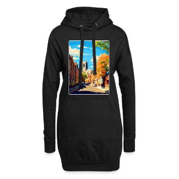 Richmond England Uk Vintage Reise Poster Souvenir - Hoodie-Kleid - Schwarz - Vorne
