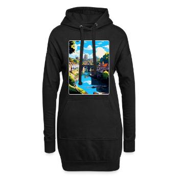 Knaresborough, England, Vereinigtes Königreich, Reiseposter, Souvenir - Hoodie-Kleid - Schwarz - Vorne
