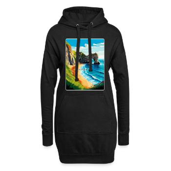 Durdle Door England Uk Reise Poster Souvenir WPA - Hoodie-Kleid - Schwarz - Vorne
