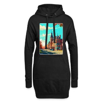 Harrogate Angleterre Royaume-Uni Affiche de voyage Souvenir WPA - Sweat-shirt à capuche long Femme - noir - Devant