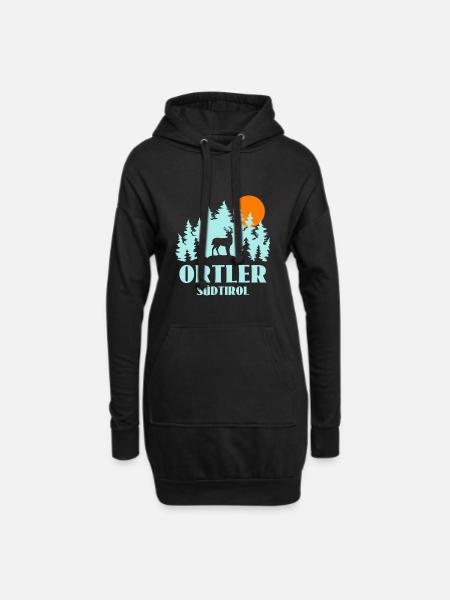 Ortler - Hoodie-Kleid - Schwarz