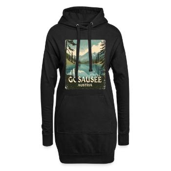 Gosausee - Hoodie-Kleid - Schwarz - Vorne