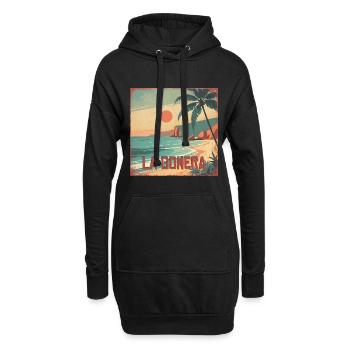 La Gomera - Hoodie-Kleid - Schwarz - Vorne