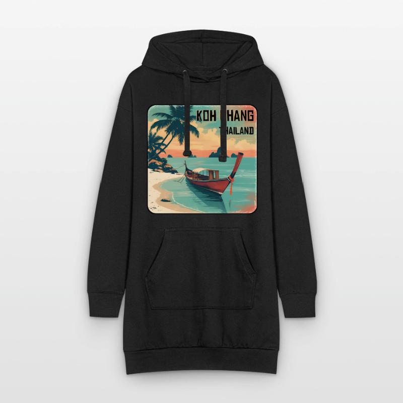 Koh Chang Sweat-shirt à capuche long Femme