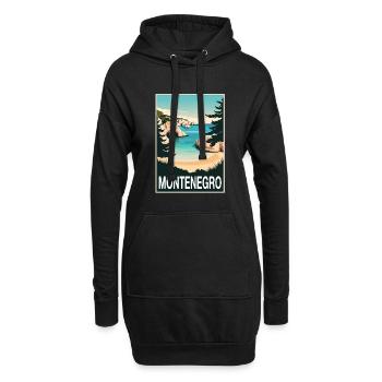 Montenegro - Hoodie-Kleid - Schwarz - Vorne