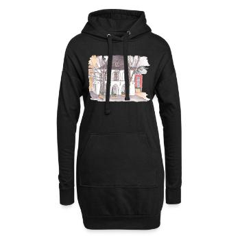 Rathaus Erkelenz 41812 Kreis Heinsberg NRW - Sweat-shirt à capuche long Femme - noir - Devant
