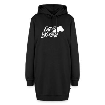 IGP Boxer White - Hoodie-Kleid - Schwarz - Vorne