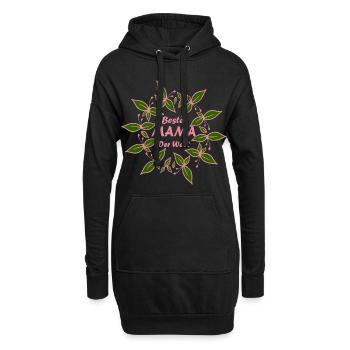 Beste Mama Der Welt Mutti Mutter Mom - Hoodie-Kleid - Schwarz - Vorne