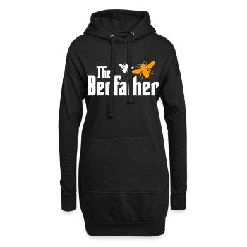 Le père - Sweat-shirt à capuche long Femme - noir - Devant