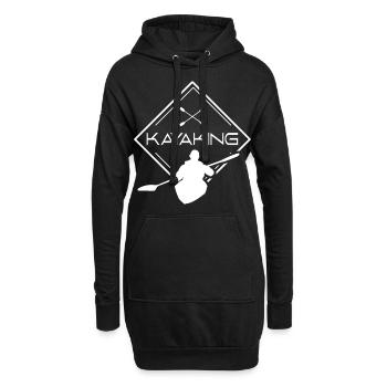 Kayak Kajakfahrer Kajakfahren Kajak Kayaking - Sweat-shirt à capuche long Femme - noir - Devant