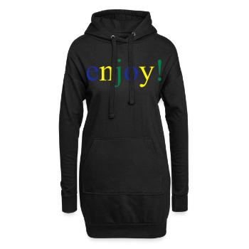 Spass - Hoodie-Kleid - Schwarz - Vorne
