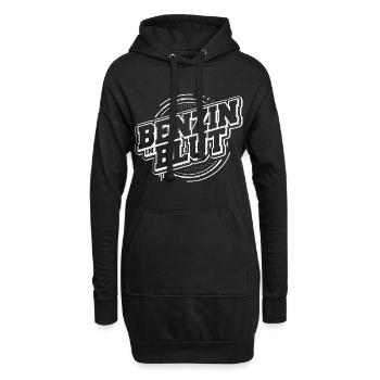 De l’essence dans le sang | Véhicules automobiles | Moto | Mécanicien automobile - Sweat-shirt à capuche long Femme - noir - Devant