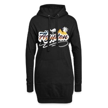 Egypte - Sweat-shirt à capuche long Femme - noir - Devant