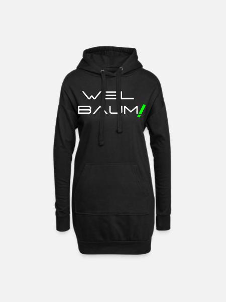 Weil Baum! - Hoodie-Kleid - Schwarz