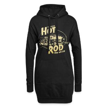 Garage Hot Rod V8 - Sweat-shirt à capuche long Femme - noir - Devant