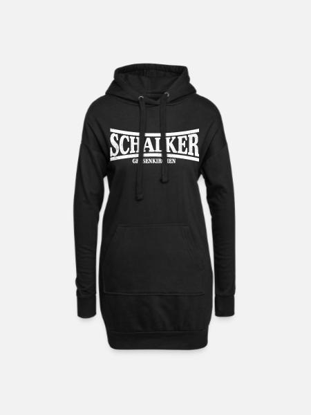 Schalker Gelsenkirchen - Hoodie-Kleid - Schwarz