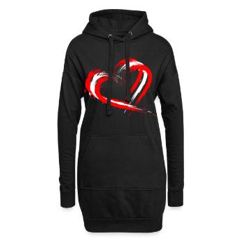 Canada - Sweat-shirt à capuche long Femme - noir - Devant