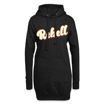 rebel dieb rowdy rebell bandit hustler gang crime - Hoodie-Kleid - Schwarz - Vorne