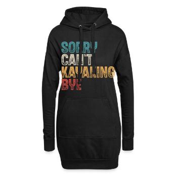 Kayak Kayakiste Kayakiste - Sweat-shirt à capuche long Femme - noir - Devant