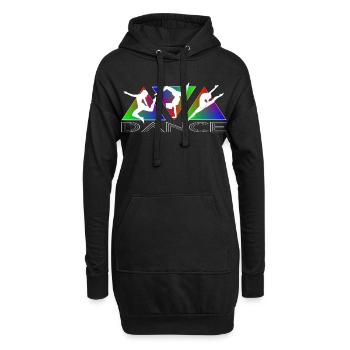 Dance - Hoodie-Kleid - Schwarz - Vorne
