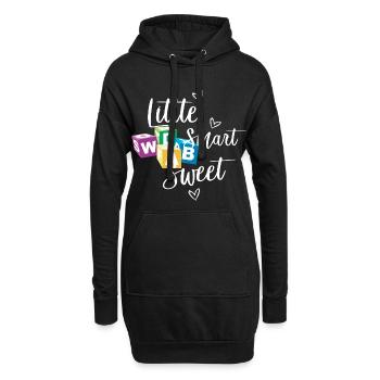 Small Smart and Sweet - Hoodie Dress - black - Front