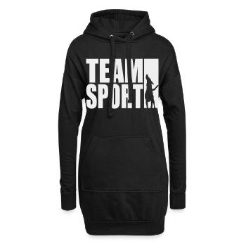 Teamsport Motiv Hundesport IGP Shirt - Hoodie-Kleid - Schwarz - Vorne