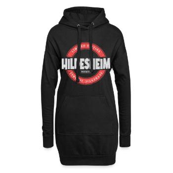 Hildesheim Deutschland Stadt Skyline Heimat Liebe - Hoodie-Kleid - Schwarz - Vorne