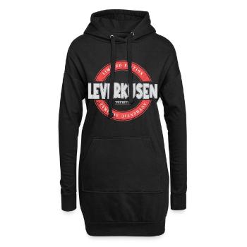 Leverkusen Deutschland Stadt Skyline Heimat Liebe - Hoodie-Kleid - Schwarz - Vorne