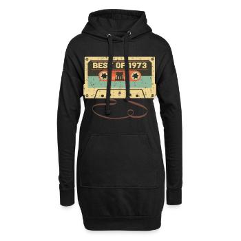 Best of 1973 50. Geburtstag Fantastisch 50 Jahre alt - Hoodie-Kleid - Schwarz - Vorne