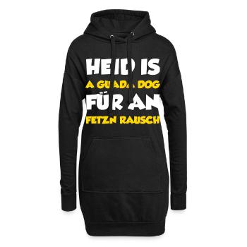 Bayrische Sprüche Bayern Spruch - Hoodie-Kleid - Schwarz - Vorne