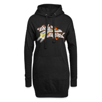 Urban Skills - Hoodie-Kleid - Schwarz - Vorne