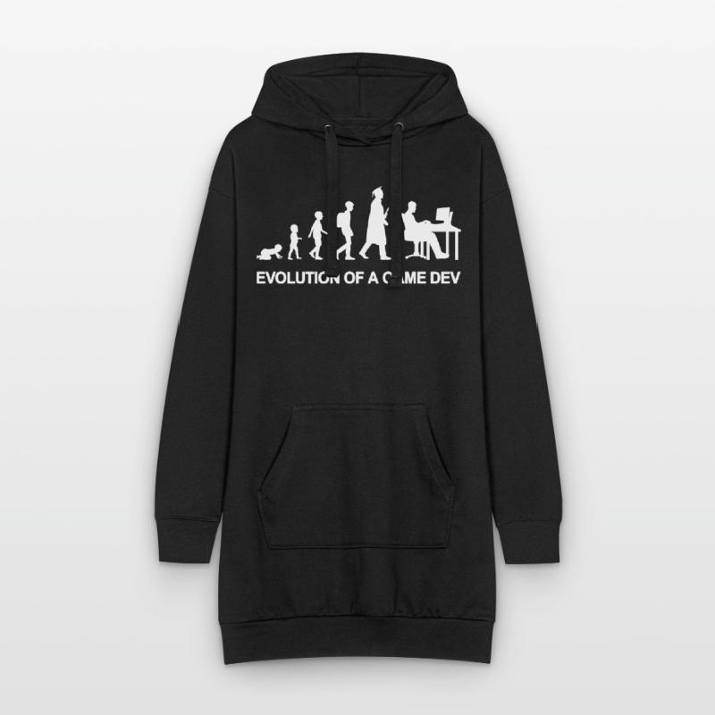 Game Developer Evolution Hoodie-Kleid