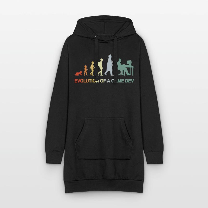 Game Dev Evolution Hoodie-Kleid