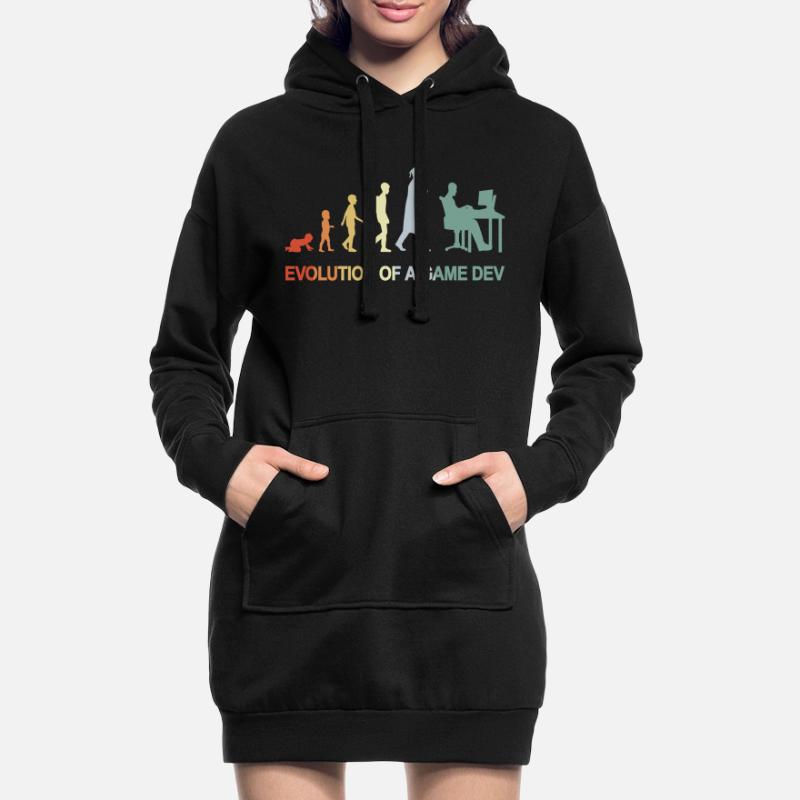 Game Dev Evolution Hoodie-Kleid