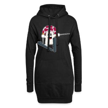 Pilz Skier Ski Sports d’hiver - Sweat-shirt à capuche long Femme - noir - Devant