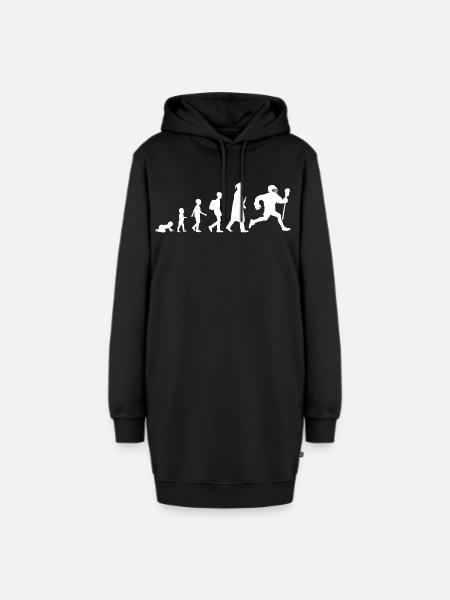 Lacrosse Evolution - Hoodie-Kleid - Schwarz