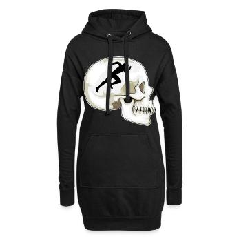 Skull Jogger Jogging Sport - Sweat-shirt à capuche long Femme - noir - Devant