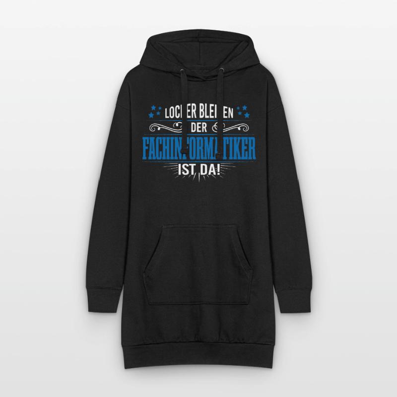 Fachinformatiker programmierer support admin Hoodie-Kleid