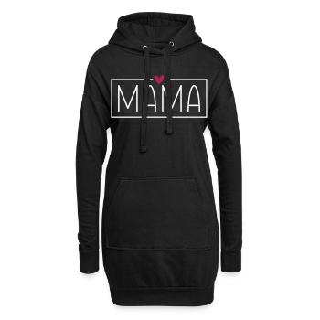 Mama - Hoodie-Kleid - Schwarz - Vorne