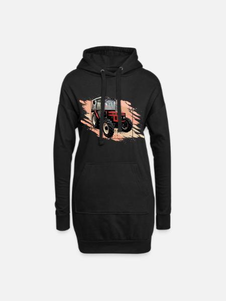 Traktor 5245 - Hoodie-Kleid - Schwarz