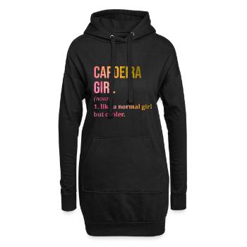 Capoeira - Sweat-shirt à capuche long Femme - noir - Devant